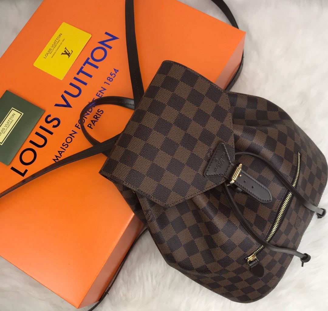 Louis Vuitton Back Pack - Montsouris PM Canvas Damier Ebene