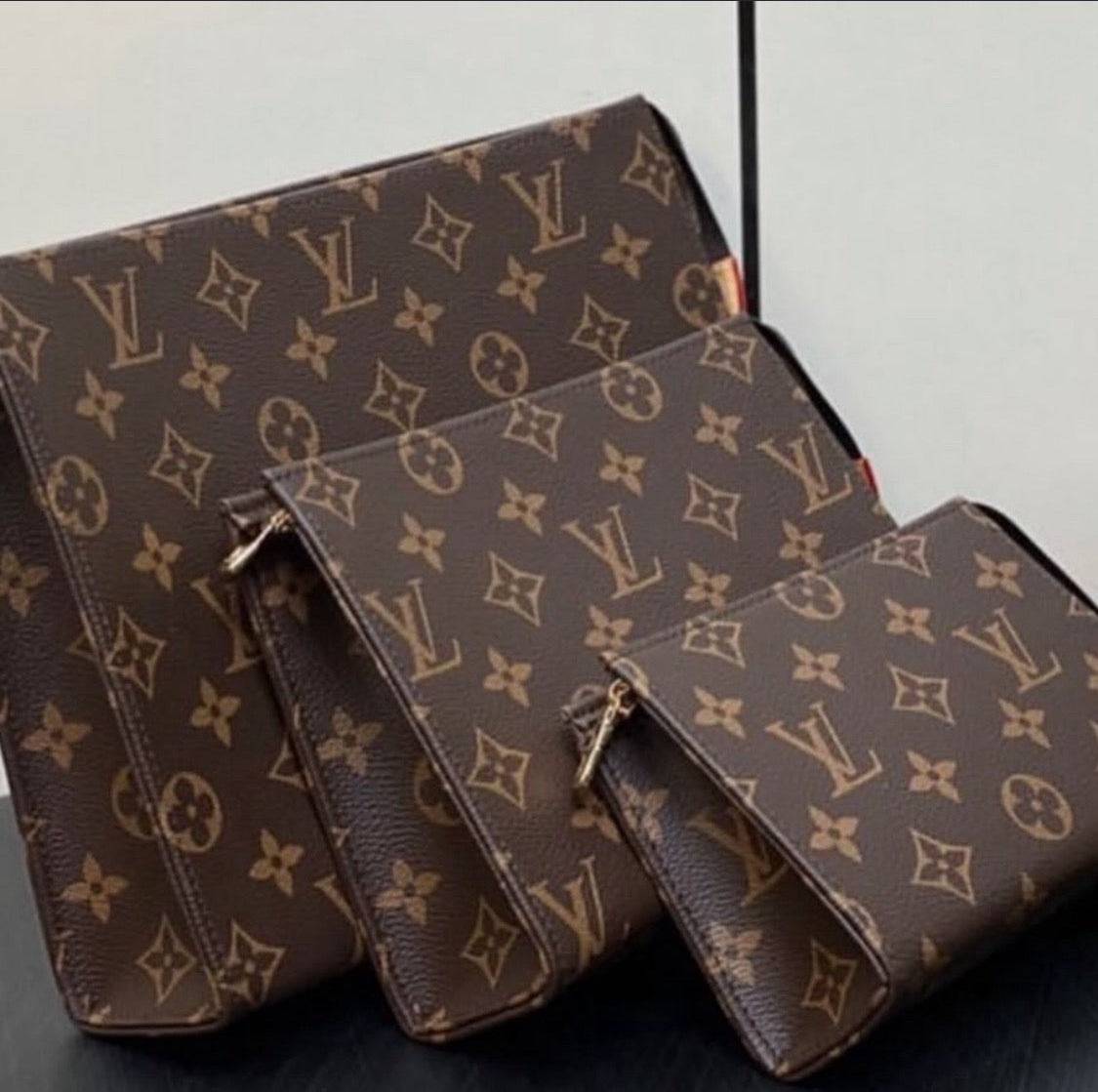 Louis Vuitton - Trio Toilet Pouch Set Monogram