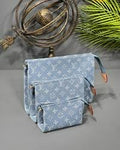 Louis Vuitton - Trio Toilet Pouch Set Denim Monogram